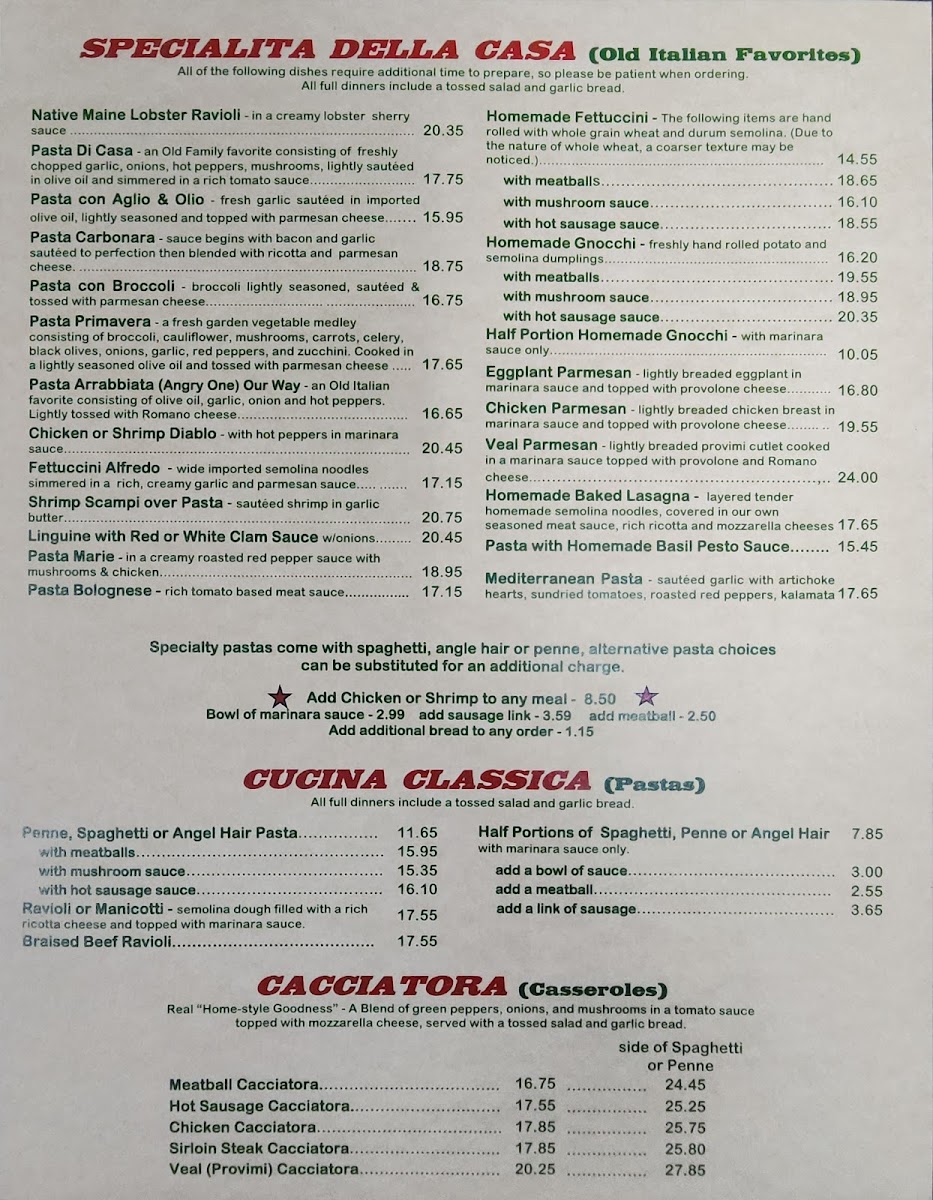 Menu Vesuvio's Italian Restaurant-3