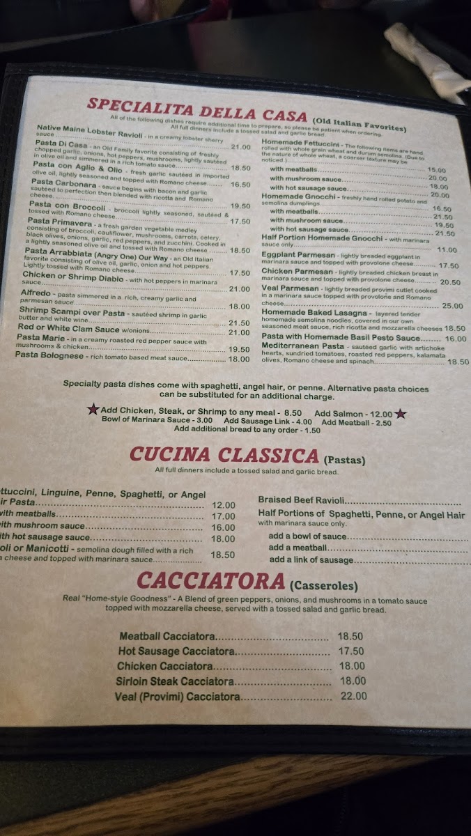 Menu Vesuvio's Italian Restaurant-6